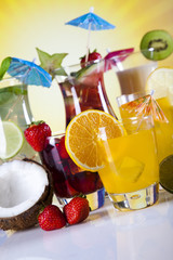 Exotic alcohol drinks