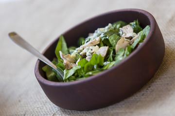 Ensalada vegetariana. Gourmet.