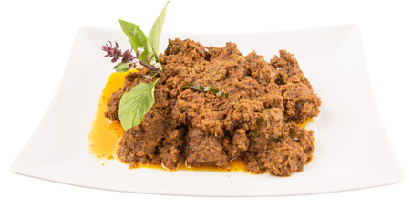 Malay Beef Rendang Dish