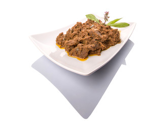 Malay Beef Rendang Dish