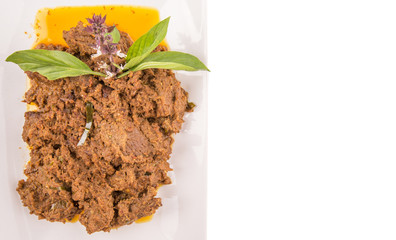 Malay Beef Rendang Dish