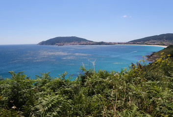 Cape Finisterre at the Costa da Morte in Galicia, Spain.