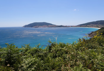 Fototapeta premium Cape Finisterre at the Costa da Morte in Galicia, Spain.