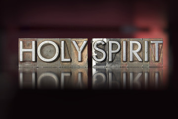 Fototapeta premium Holy Spirit Letterpress