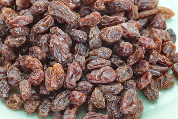 Close - up Heap of Dried raisins