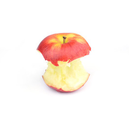 apple on a white background