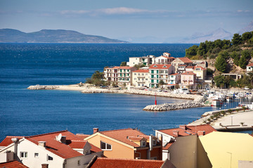 Obraz premium Colorful coastal town