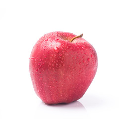 Red apple isolated with space for your create