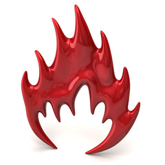 Red fire icon