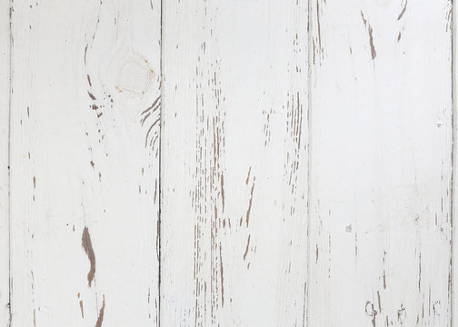 White Wood Texture Background