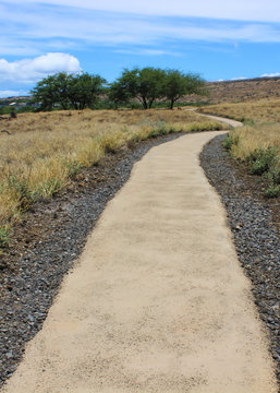 Footpath at Hawaiian Historic Site