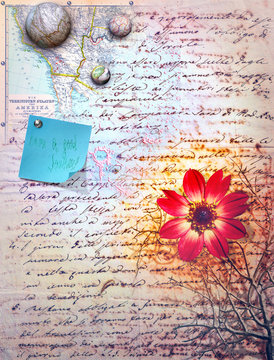 Scrapbook ,collage and patchwork background series