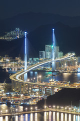 Fototapeta na wymiar Aerial view of Hong Kong City