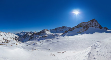 Obraz premium Mountains ski resort - Innsbruck Austria