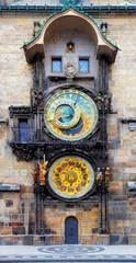 Fensteraufkleber Prager Astronomische Uhr (Orloj) in der Altstadt von Prag © TTstudio