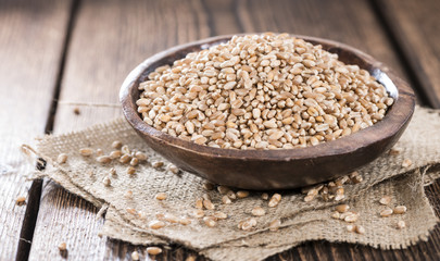 Portion of Wheat Grains