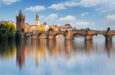 Cercles muraux Prague Pont Charles à Prague, République Tchèque