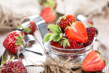 Fresh made Strawberry Pieces