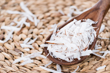 Portion of Grated Coconut