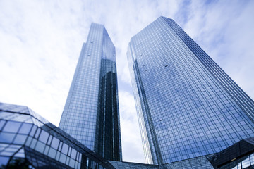 Glass skyscrapers,business center 