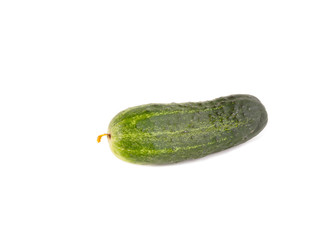 Fresh Cucumber isolated over white background