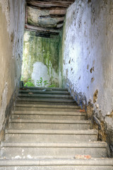 Fototapeta na wymiar Old staircase