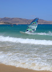 windsurfeur aux canaries