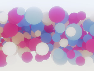 Multi color 3d circles