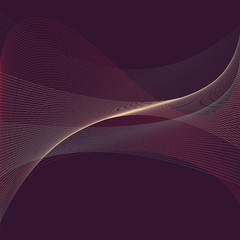 An abstract vector background of swirled lines and curves