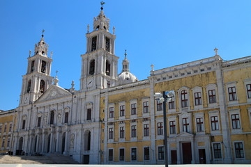 Fototapeta na wymiar The Mafra National Palace, Portugal