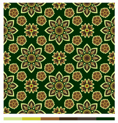 Seamless wallpaper patterns - floral series