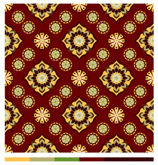 Seamless wallpaper patterns - floral series