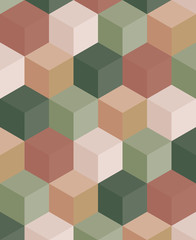 An abstract geometric vector background with blocks