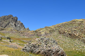 felsformation im pontischen gebirge