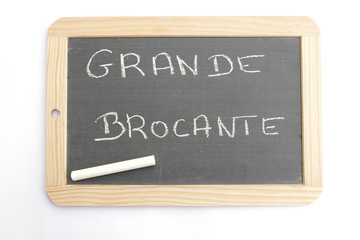 Obraz premium ardoise grande brocante