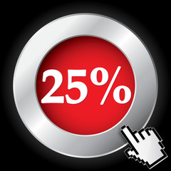 25 PERCENT ICON