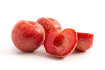 Rote Pflaumen