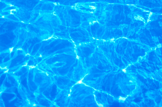 Abstract Blue Clean Water Surface Background