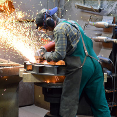 Arbeiter in der in Industrie // industrial workmen