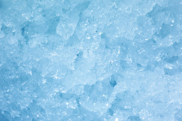 Icy Snowy crystals surface texture background