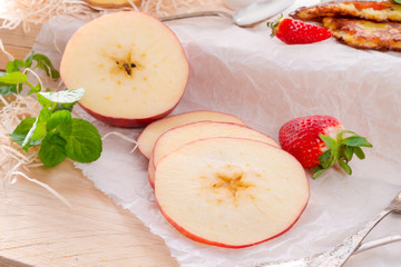 Apple and potato pancakes