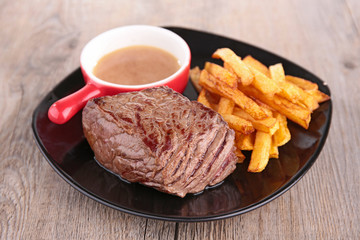 beef and fries