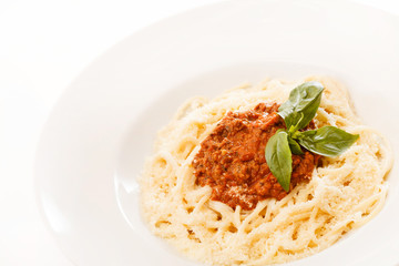 delicious pasta plate