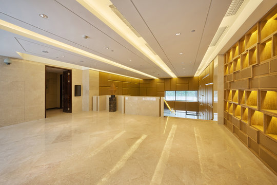 Modern office, corridor with top grade decoration