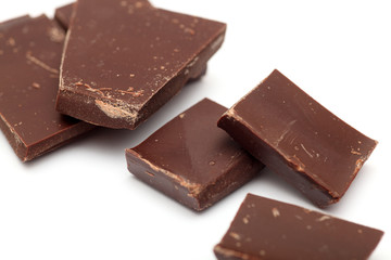Pieces of chocolate