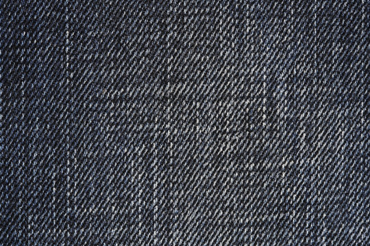Close up of blue jean texture