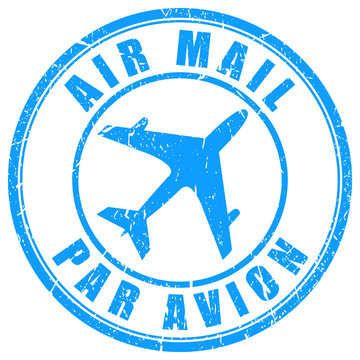 Air mail stamp