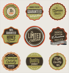 Premium quality retro labels collection