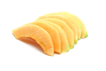 cantaloupe melon slices
