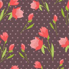 flower retro background